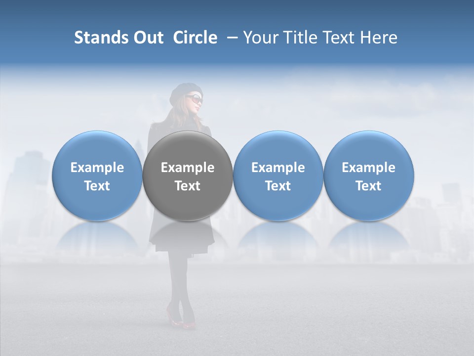 City Young Attractive PowerPoint Template