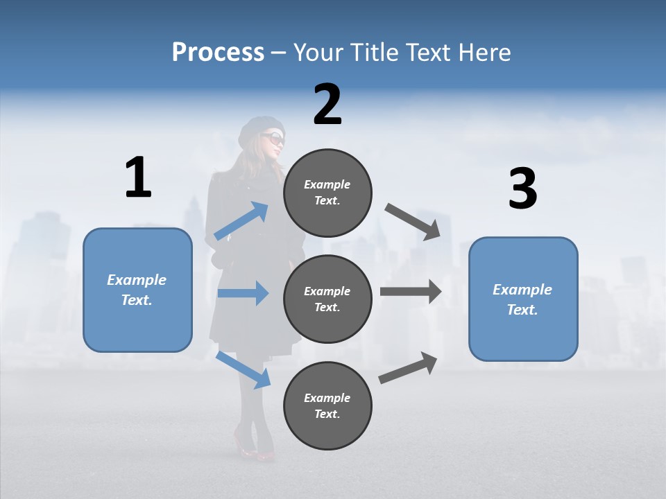 City Young Attractive PowerPoint Template