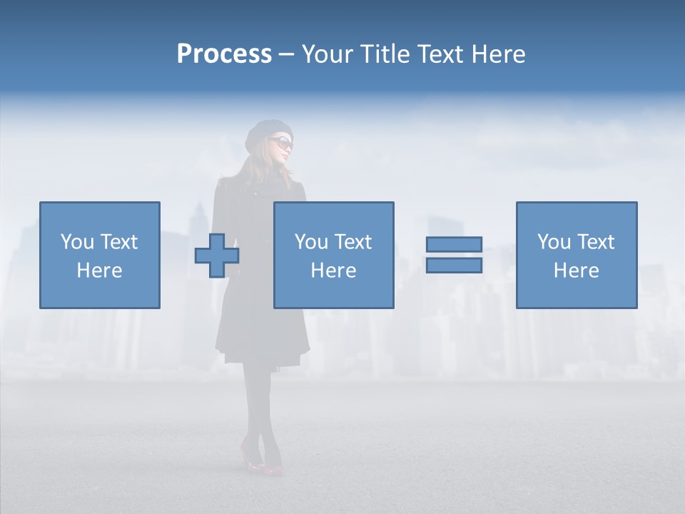 City Young Attractive PowerPoint Template
