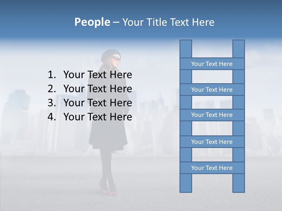 City Young Attractive PowerPoint Template