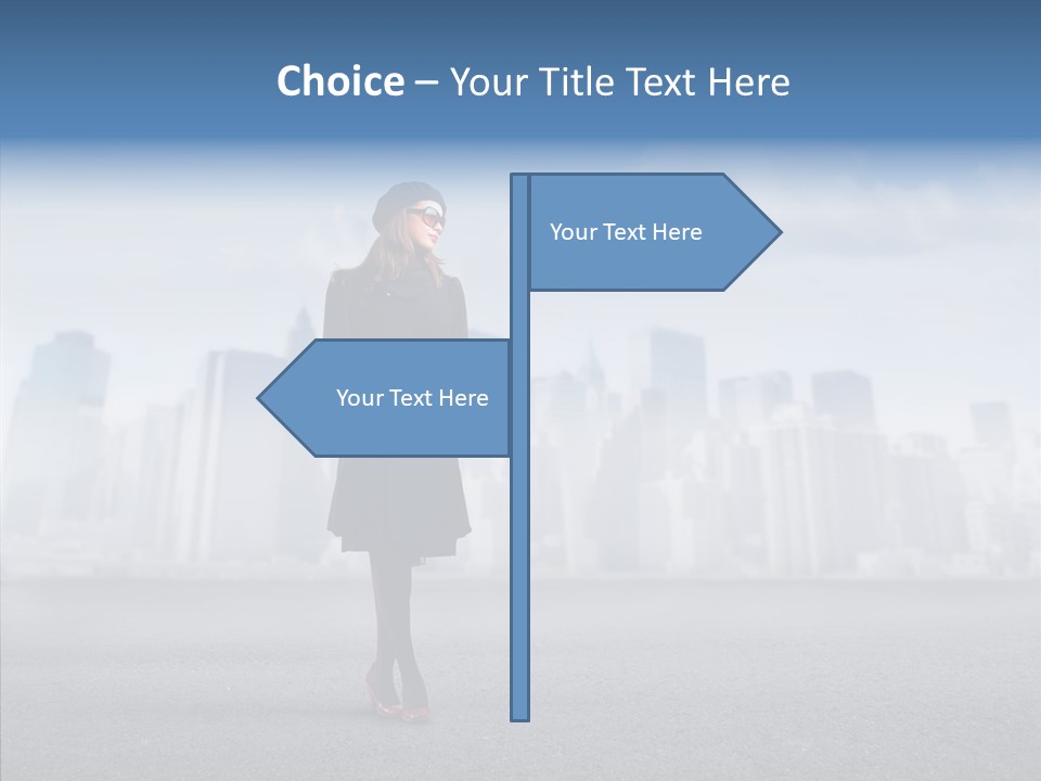 City Young Attractive PowerPoint Template