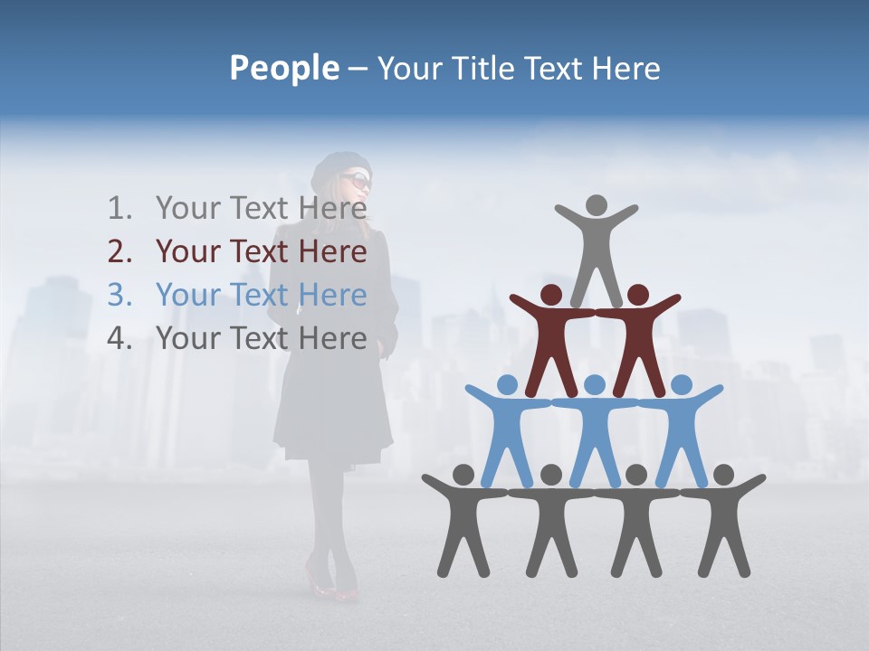 City Young Attractive PowerPoint Template