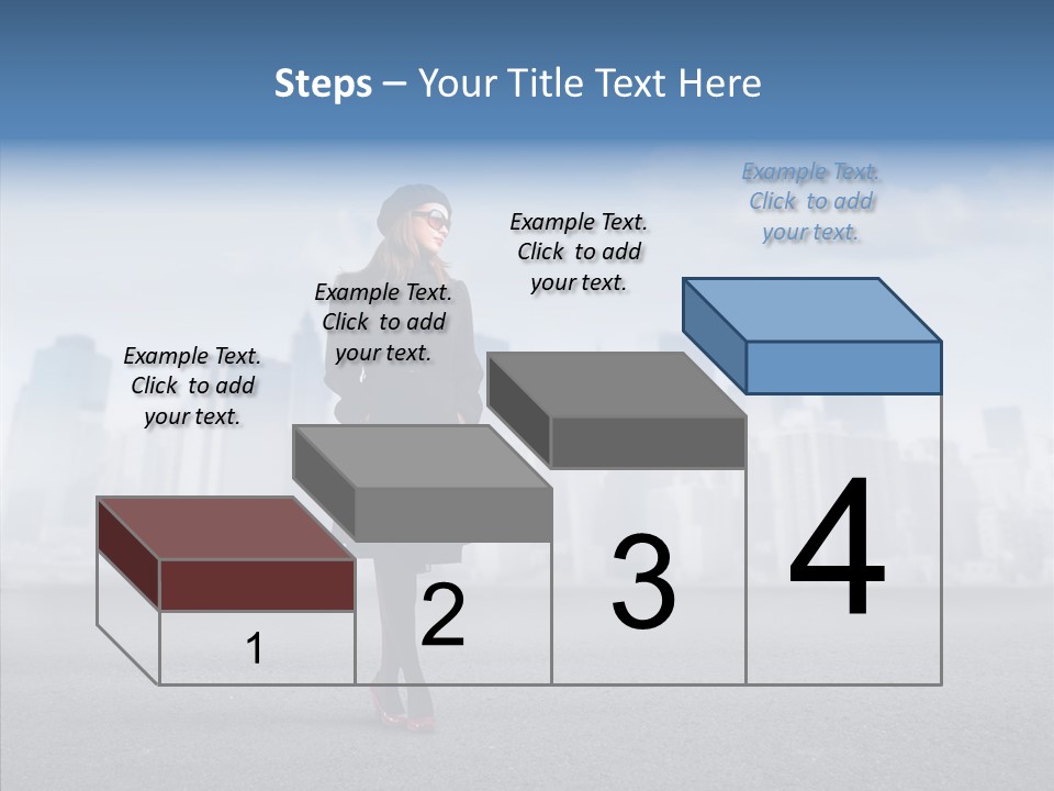 City Young Attractive PowerPoint Template
