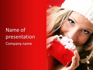 Gift Holiday December PowerPoint Template