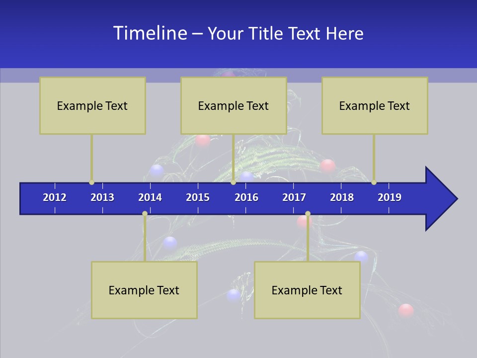 Green Decorations Christmas PowerPoint Template