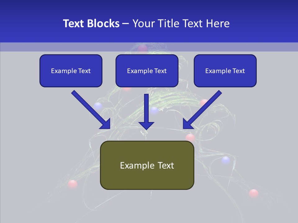Green Decorations Christmas PowerPoint Template