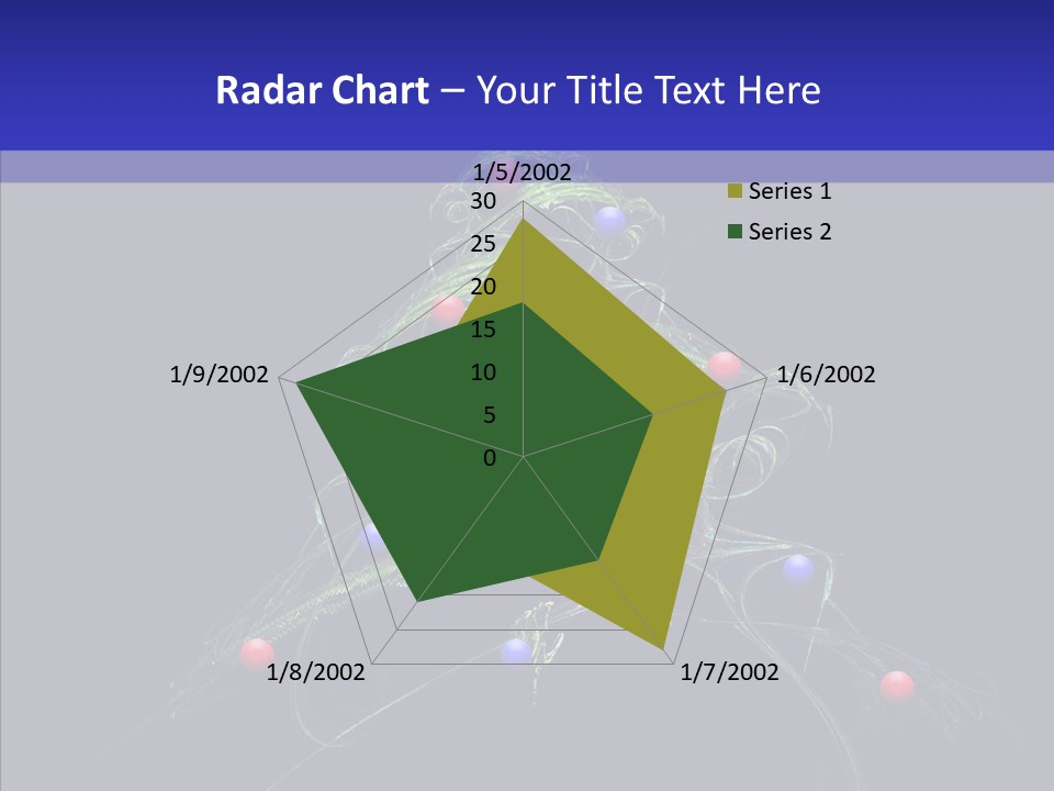 Green Decorations Christmas PowerPoint Template