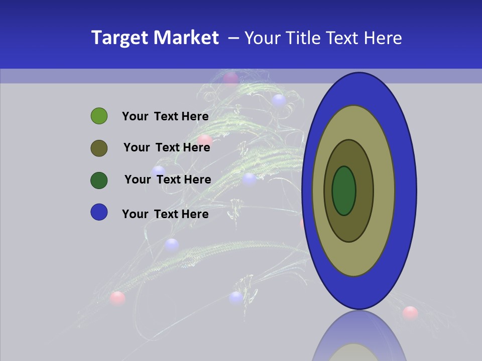 Green Decorations Christmas PowerPoint Template