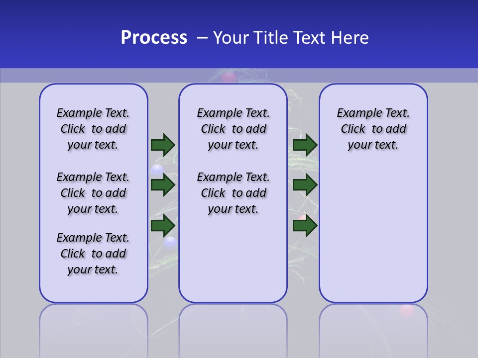 Green Decorations Christmas PowerPoint Template