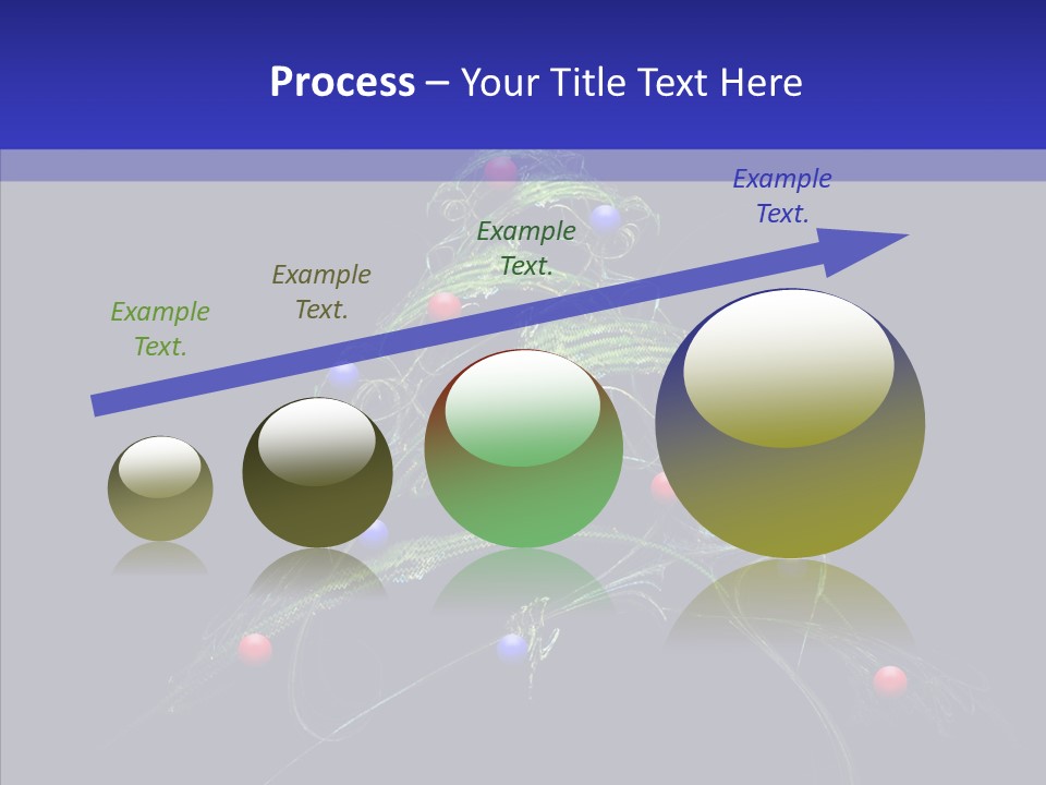 Green Decorations Christmas PowerPoint Template