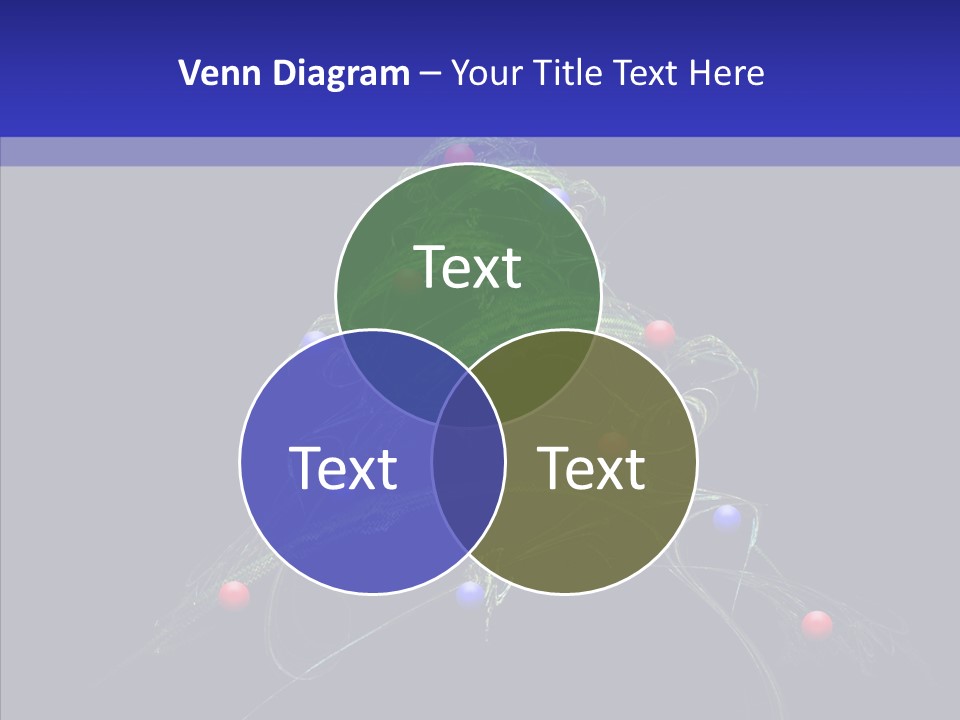 Green Decorations Christmas PowerPoint Template