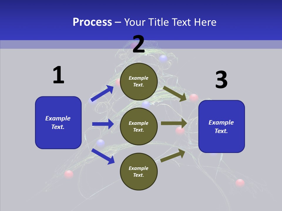 Green Decorations Christmas PowerPoint Template