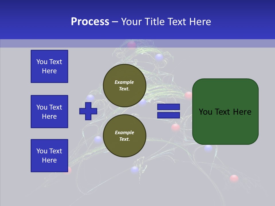 Green Decorations Christmas PowerPoint Template
