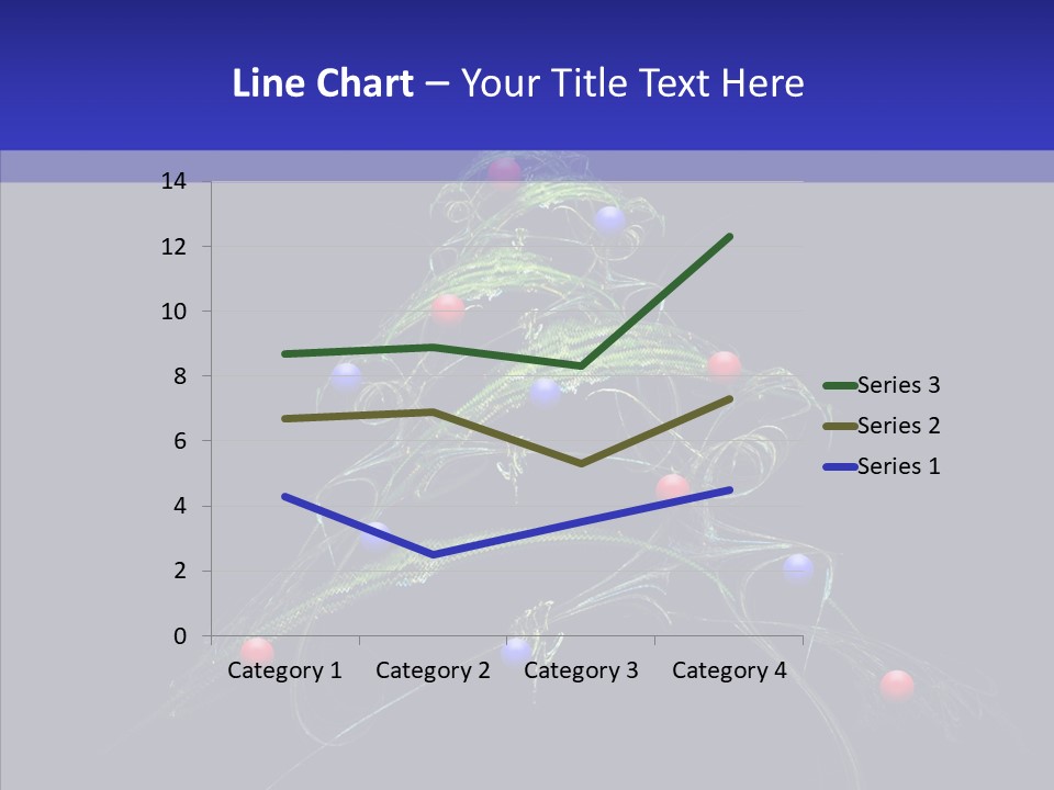 Green Decorations Christmas PowerPoint Template