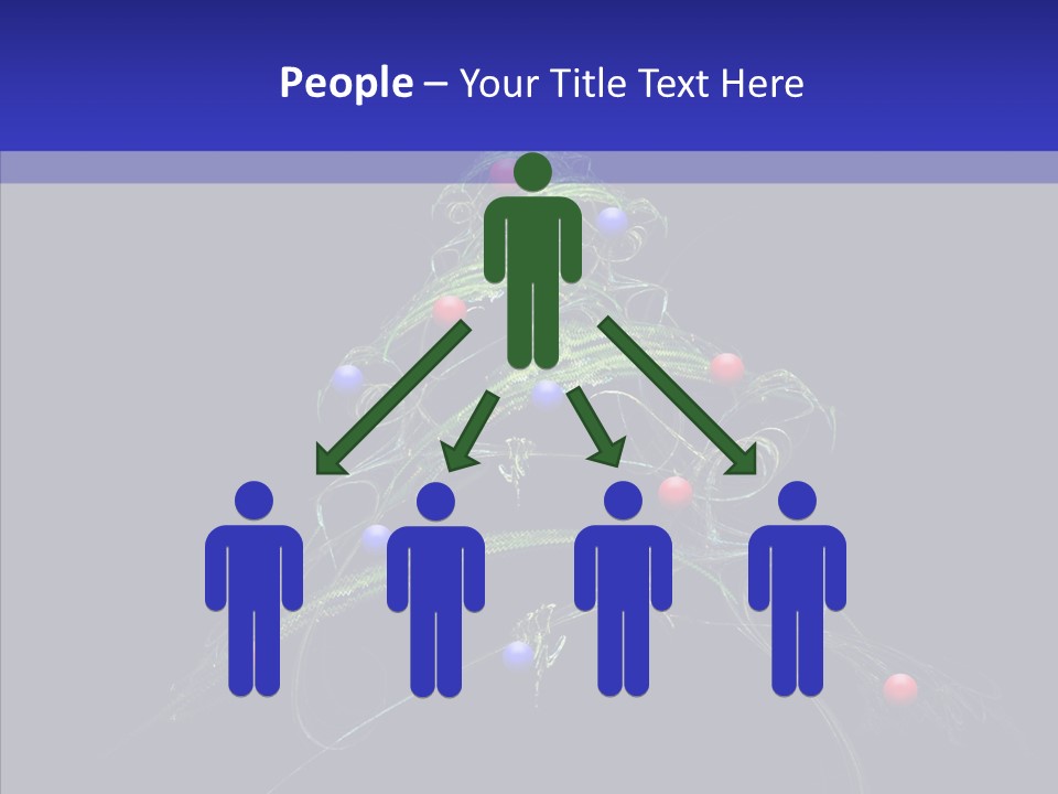 Green Decorations Christmas PowerPoint Template