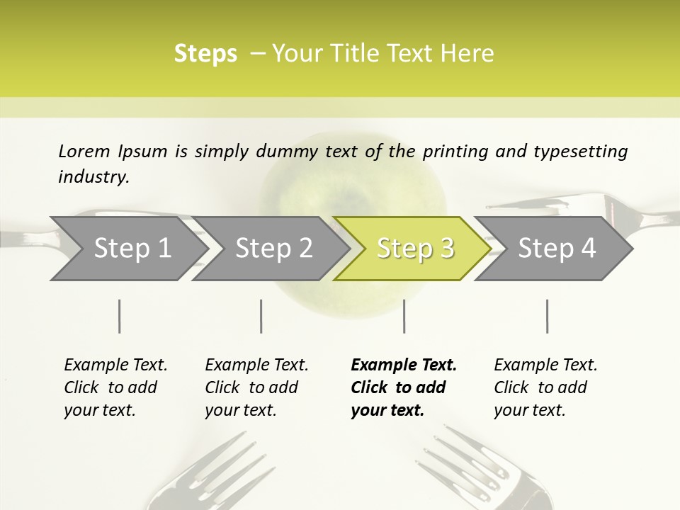 Arrangement Vitamin Weightloss PowerPoint Template