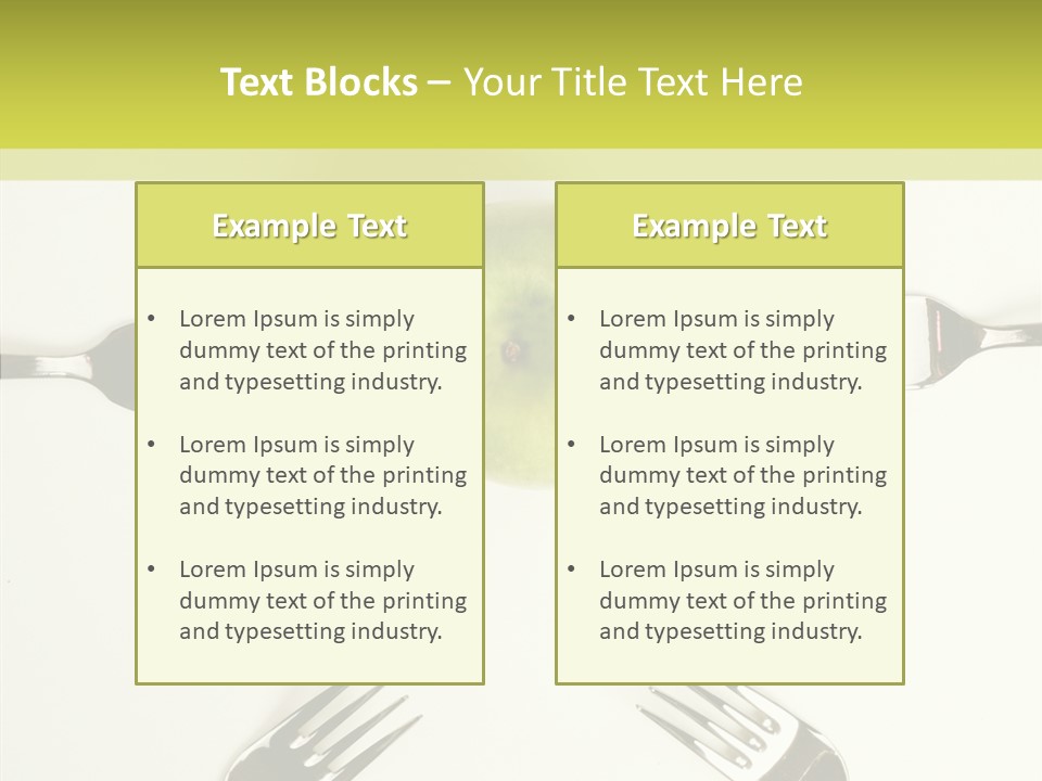 Arrangement Vitamin Weightloss PowerPoint Template