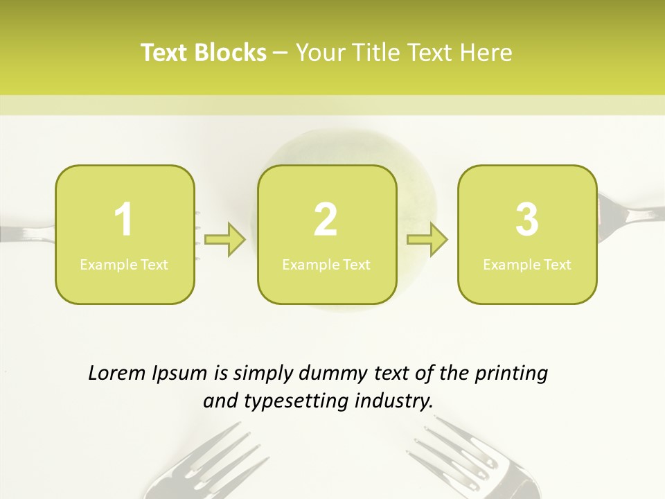 Arrangement Vitamin Weightloss PowerPoint Template