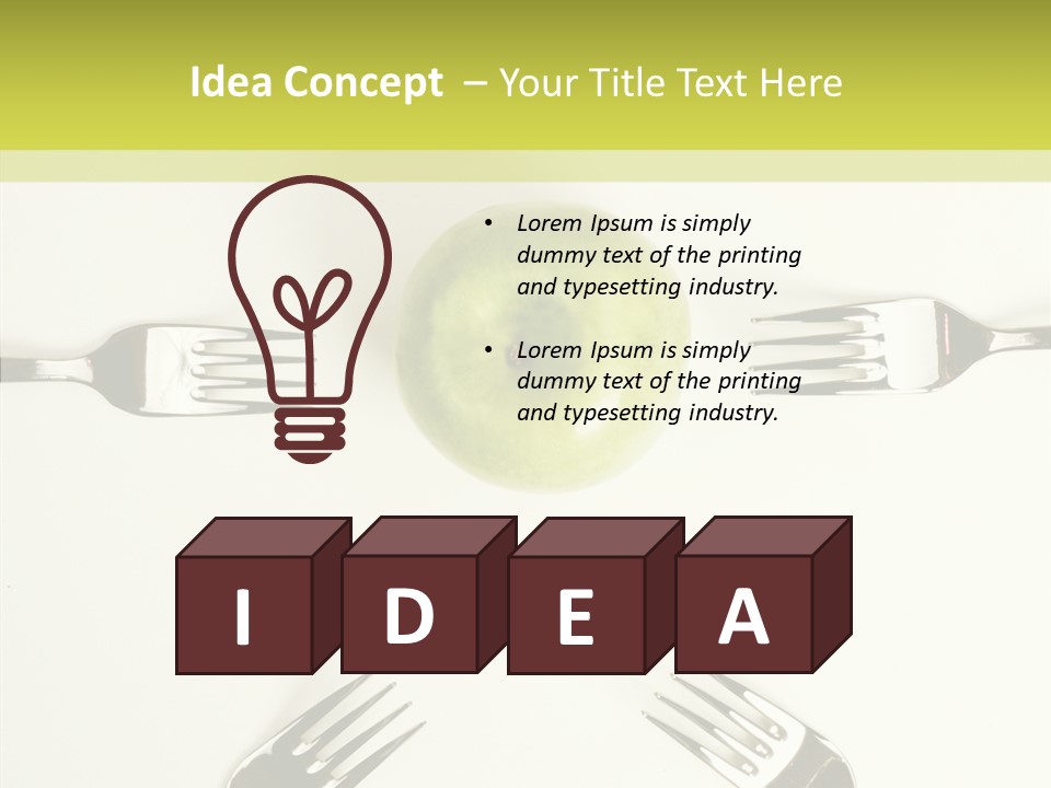 Arrangement Vitamin Weightloss PowerPoint Template