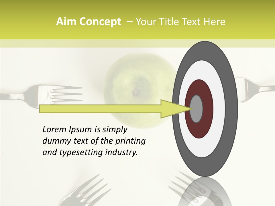 Arrangement Vitamin Weightloss PowerPoint Template
