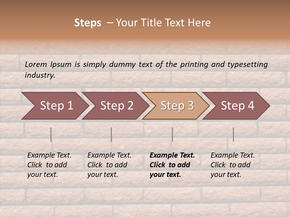 Dinner Path Trout PowerPoint Template