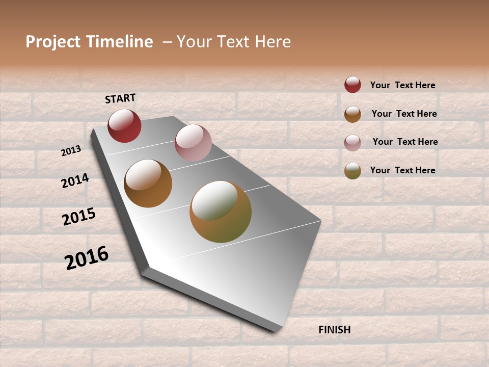 Dinner Path Trout PowerPoint Template
