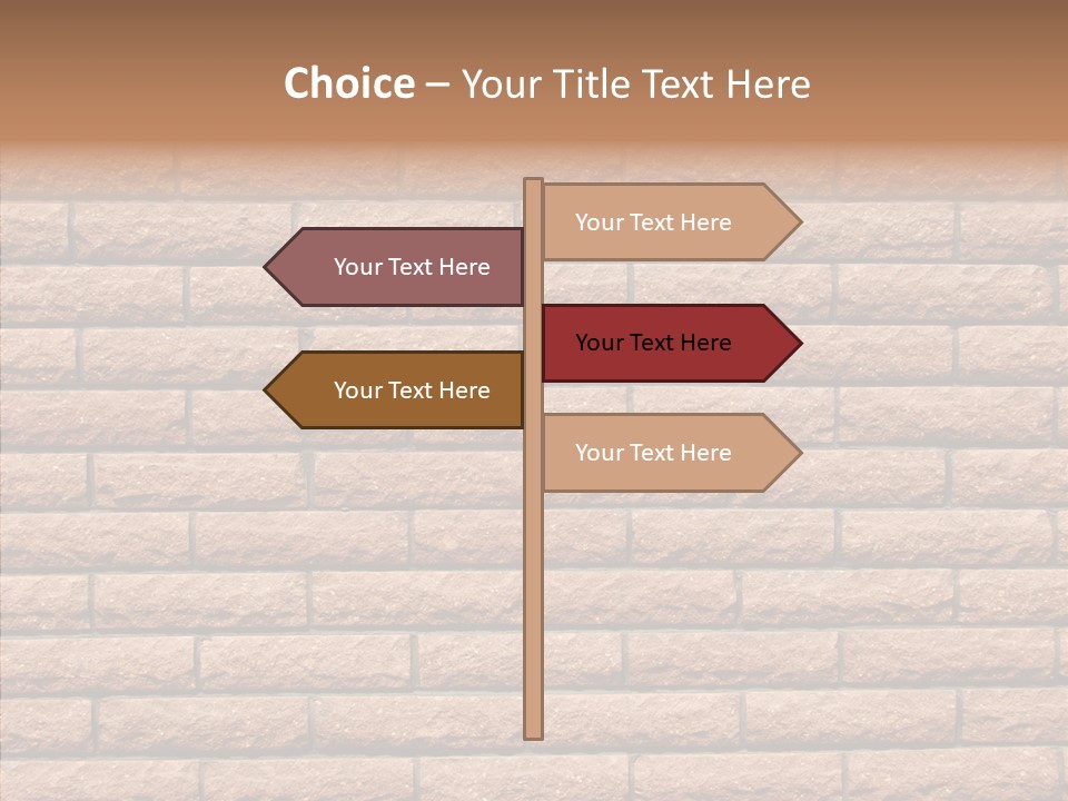 Dinner Path Trout PowerPoint Template