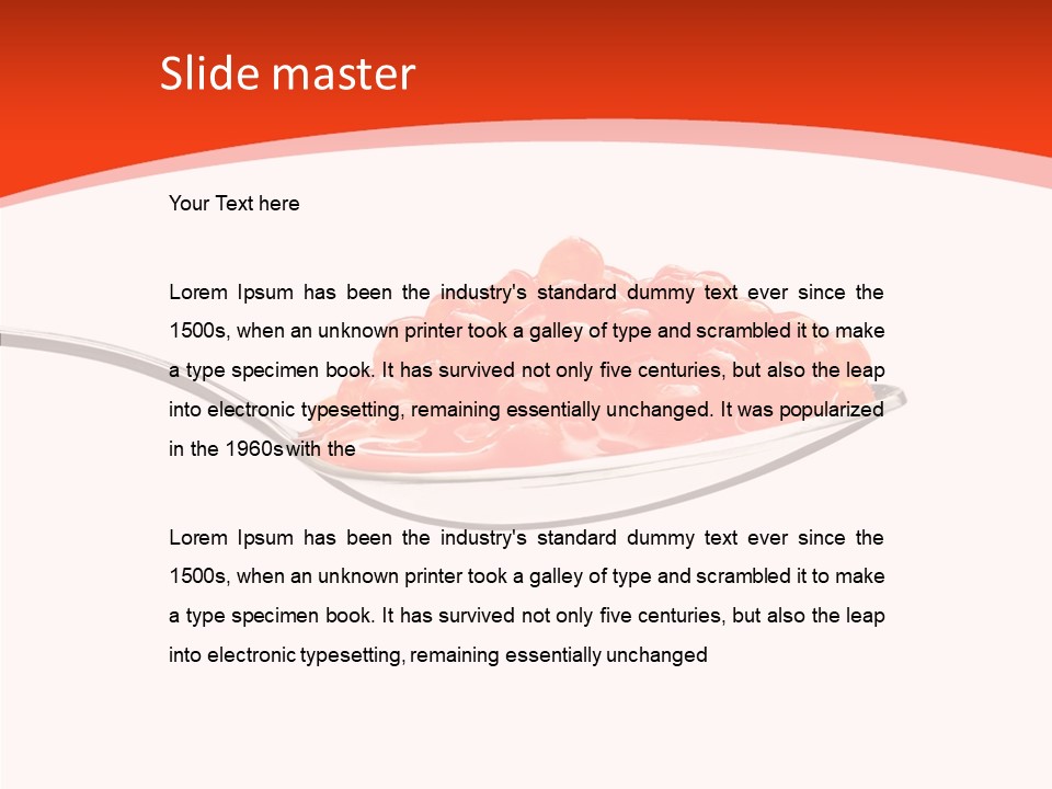 Dinner Path Trout PowerPoint Template