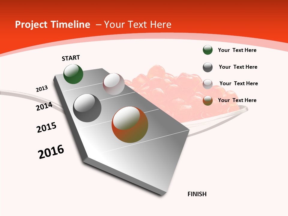 Dinner Path Trout PowerPoint Template