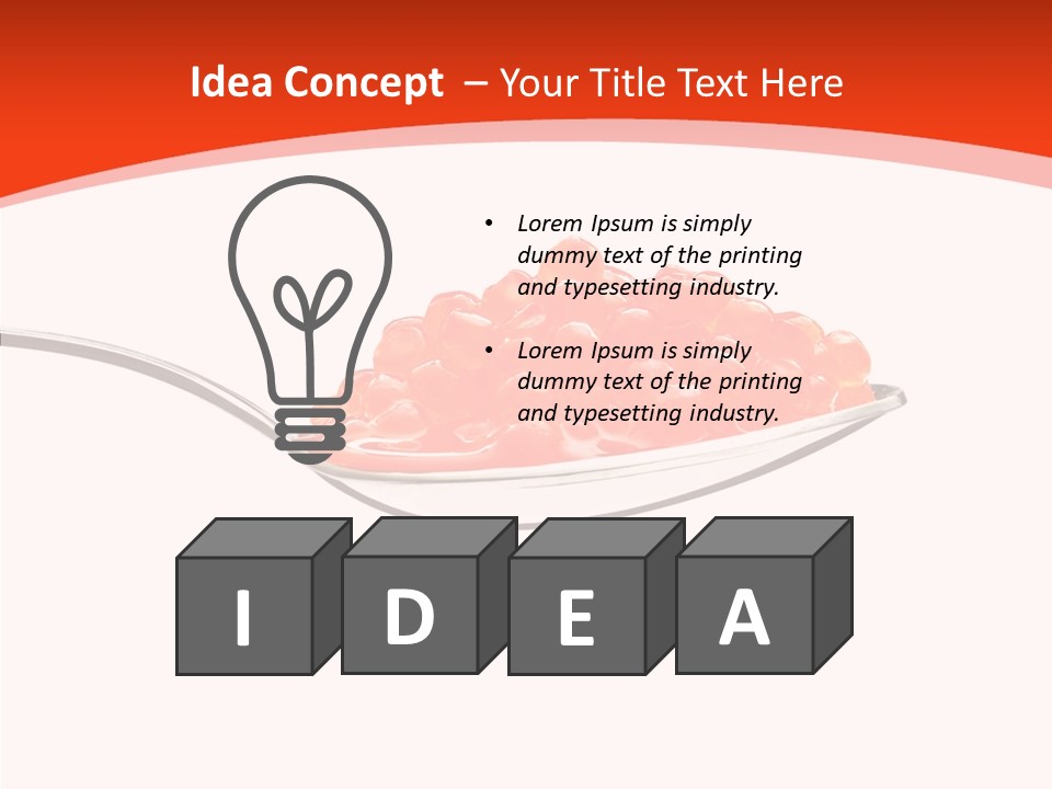 Dinner Path Trout PowerPoint Template