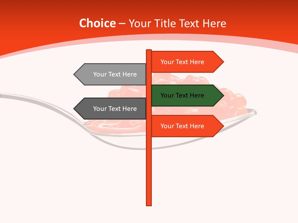 Dinner Path Trout PowerPoint Template