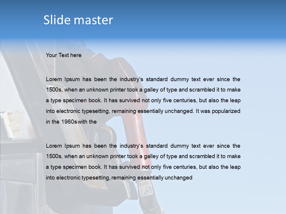 Copyspace Messy Blue PowerPoint Template