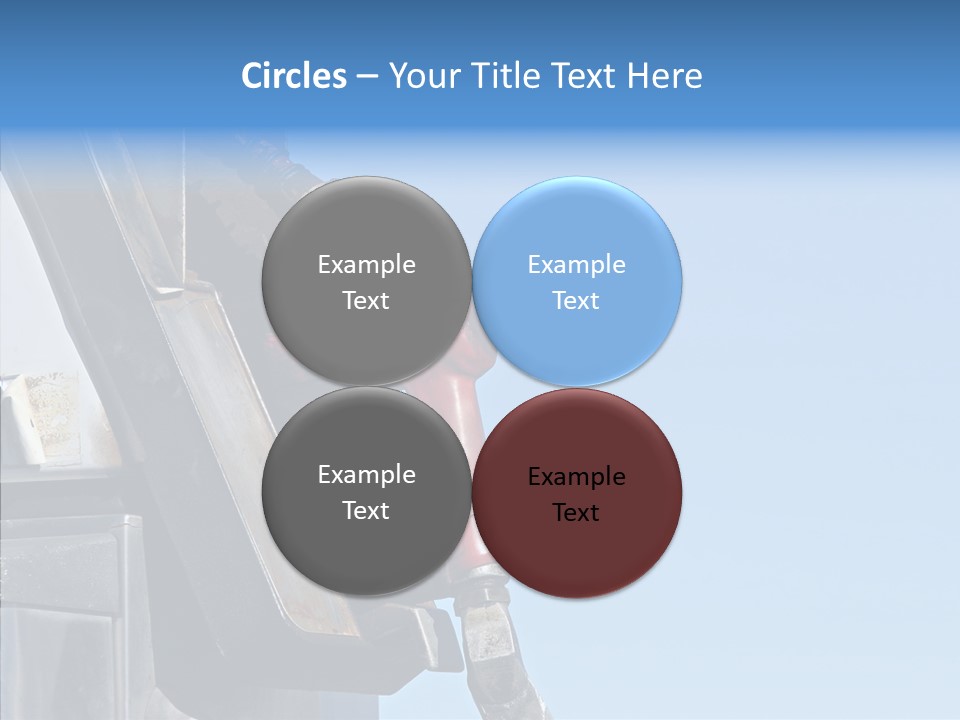 Copyspace Messy Blue PowerPoint Template