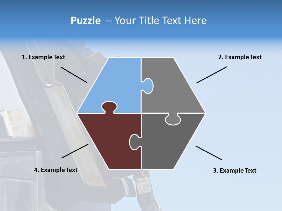 Copyspace Messy Blue PowerPoint Template