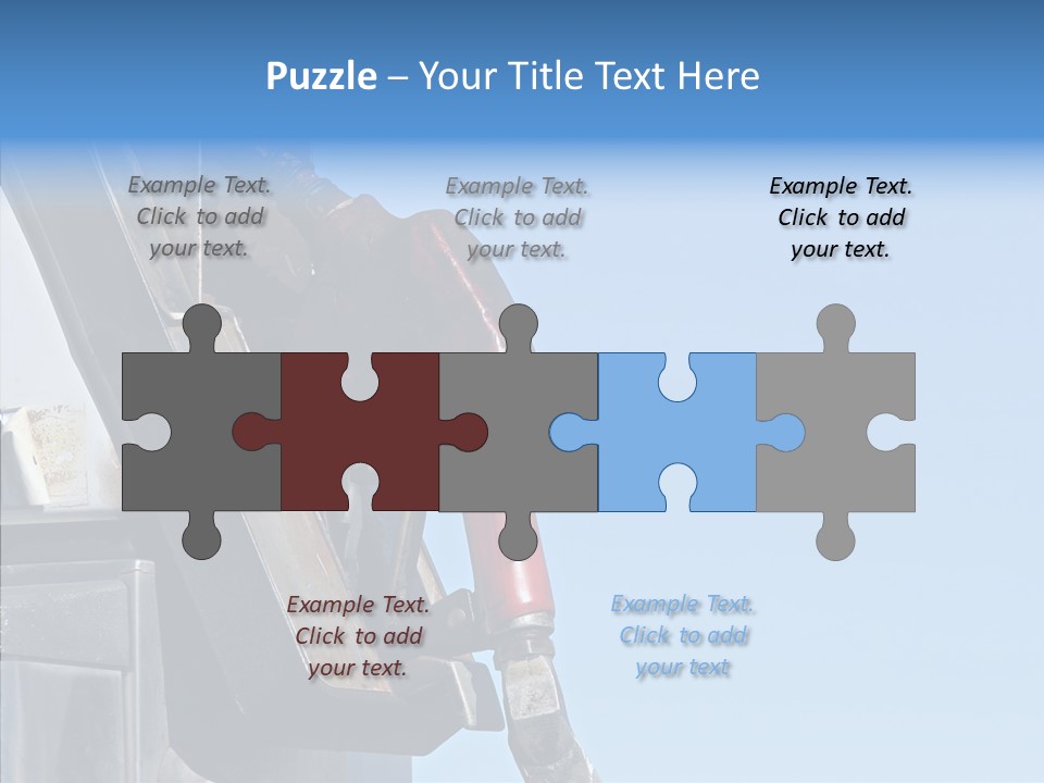 Copyspace Messy Blue PowerPoint Template