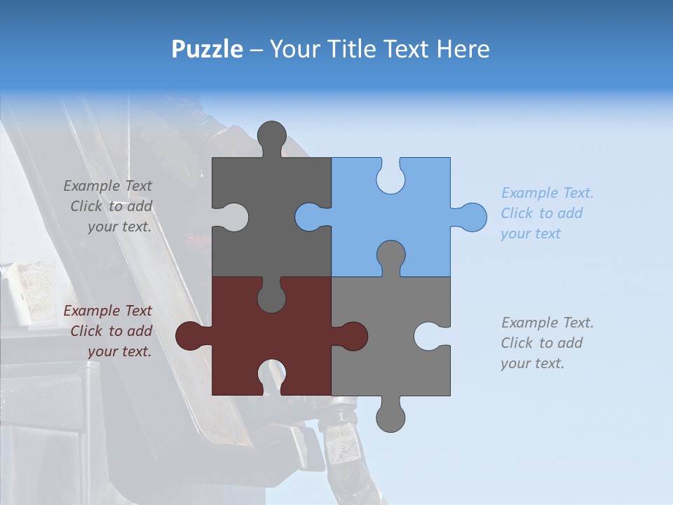 Copyspace Messy Blue PowerPoint Template