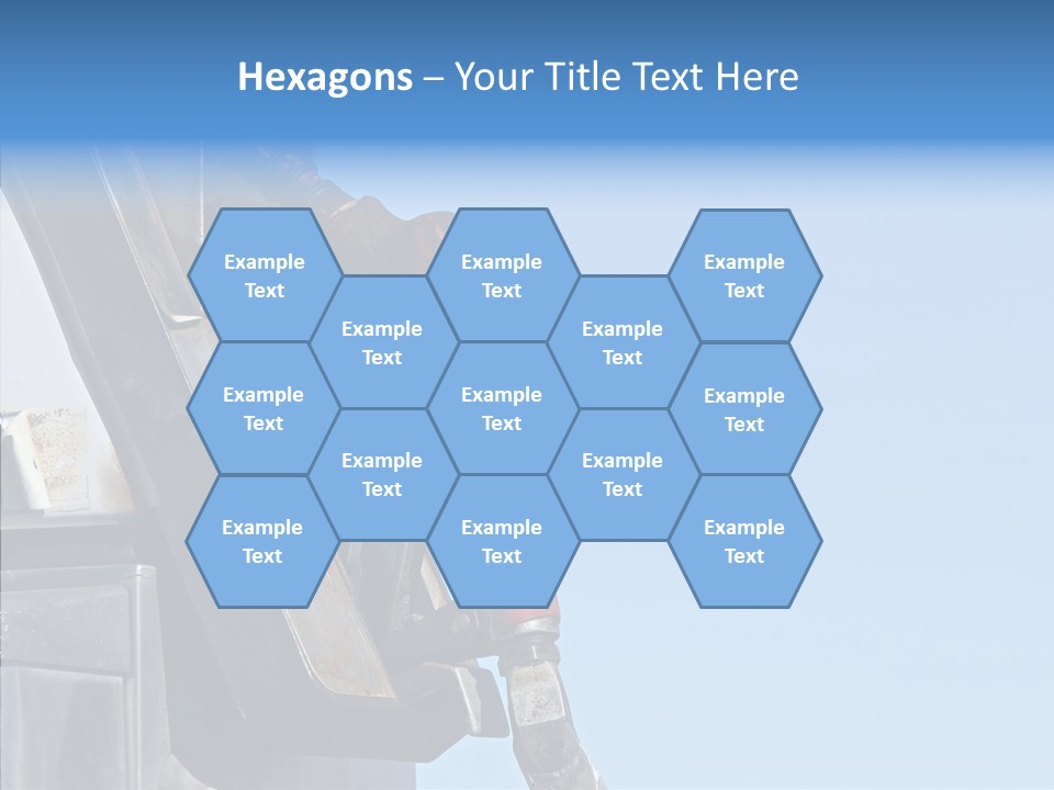 Copyspace Messy Blue PowerPoint Template