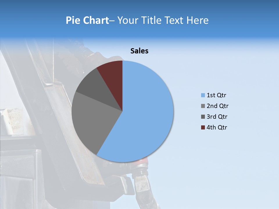 Copyspace Messy Blue PowerPoint Template