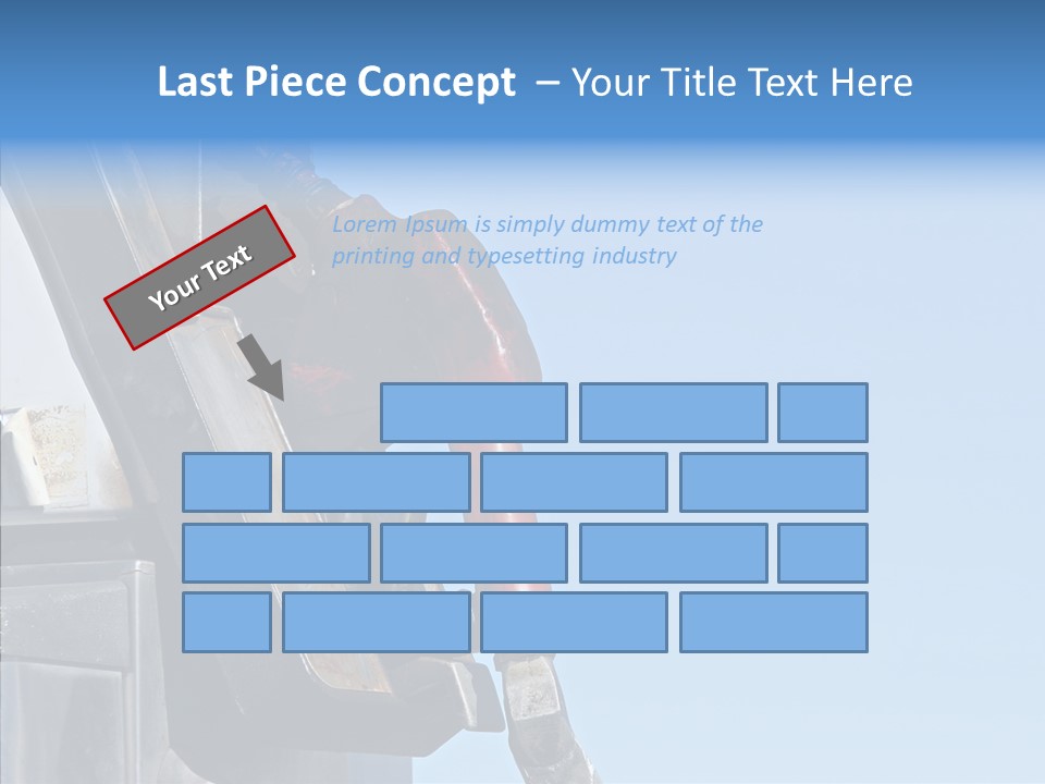 Copyspace Messy Blue PowerPoint Template