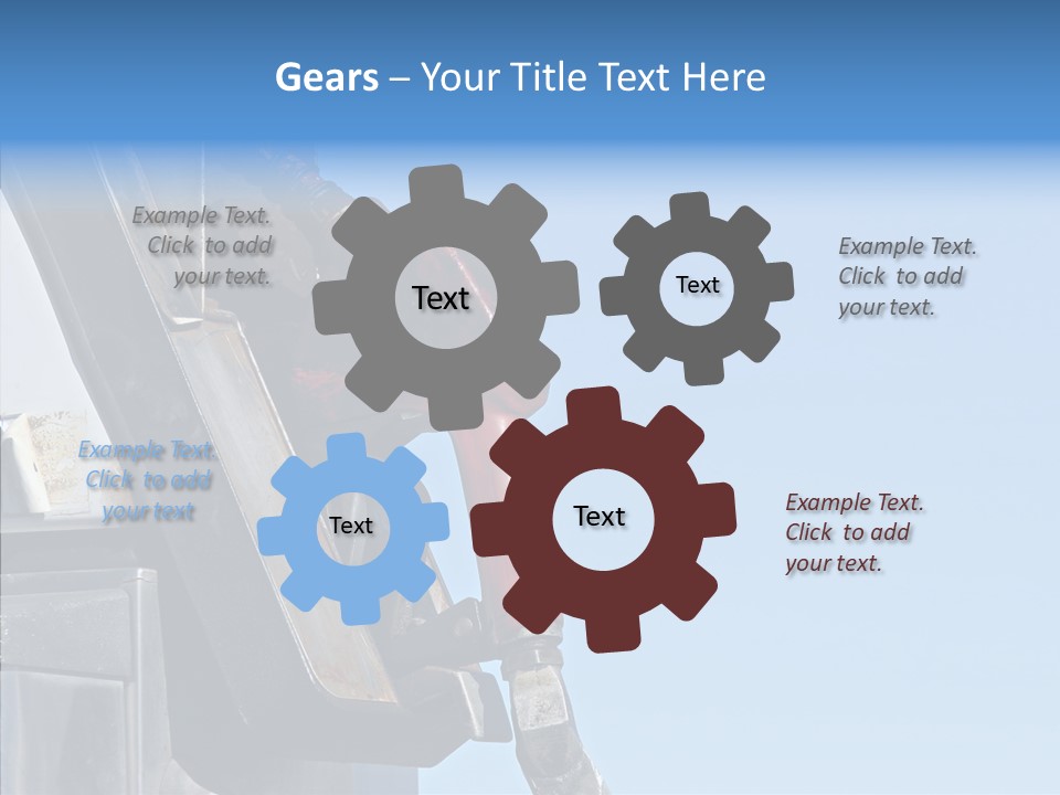 Copyspace Messy Blue PowerPoint Template