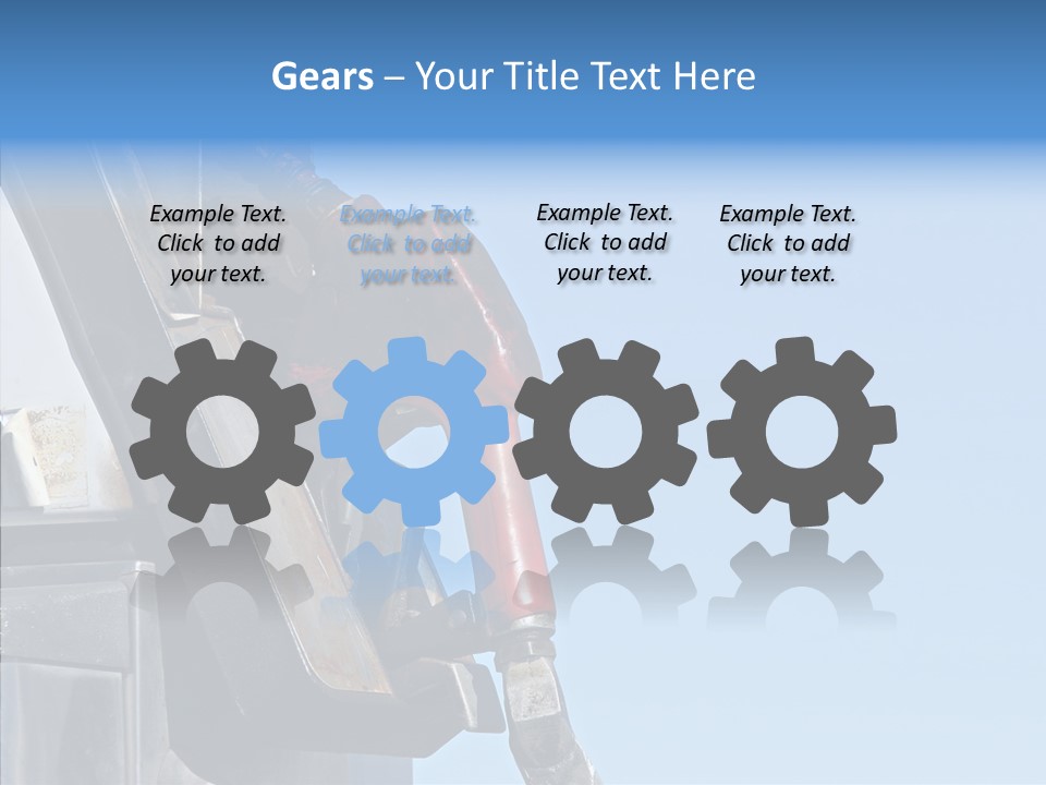 Copyspace Messy Blue PowerPoint Template