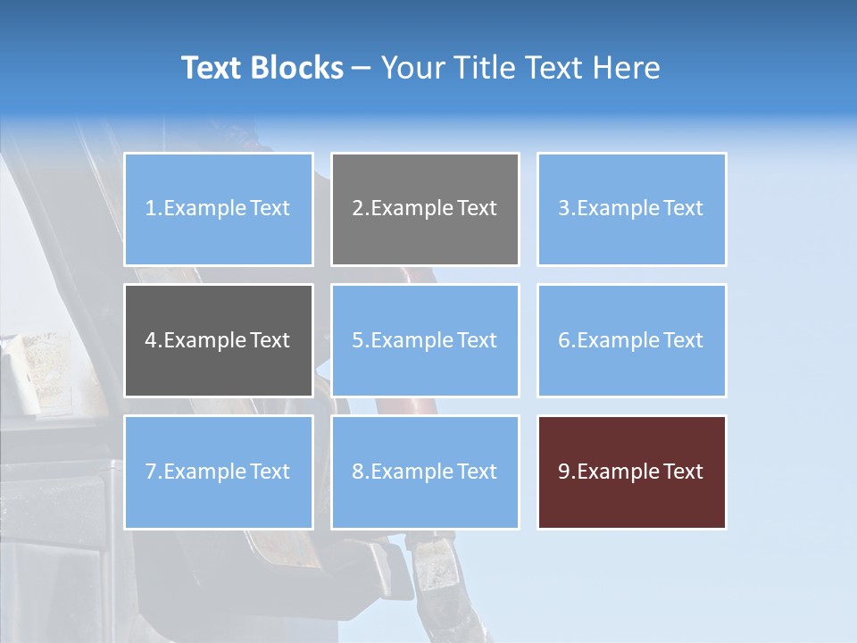 Copyspace Messy Blue PowerPoint Template