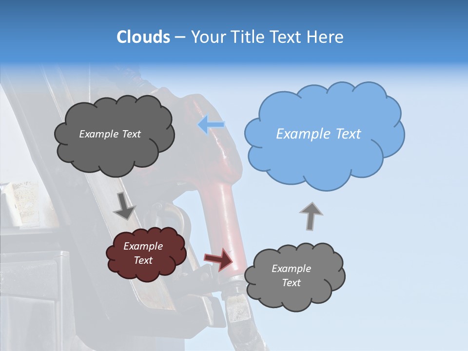 Copyspace Messy Blue PowerPoint Template