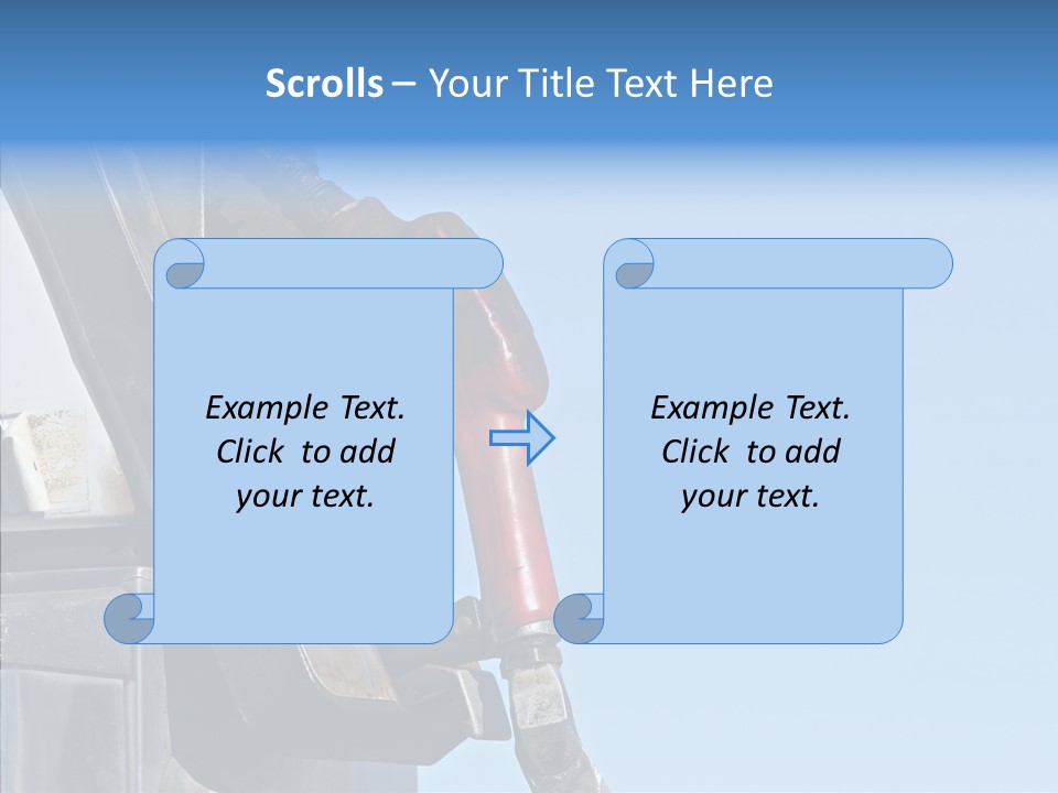 Copyspace Messy Blue PowerPoint Template