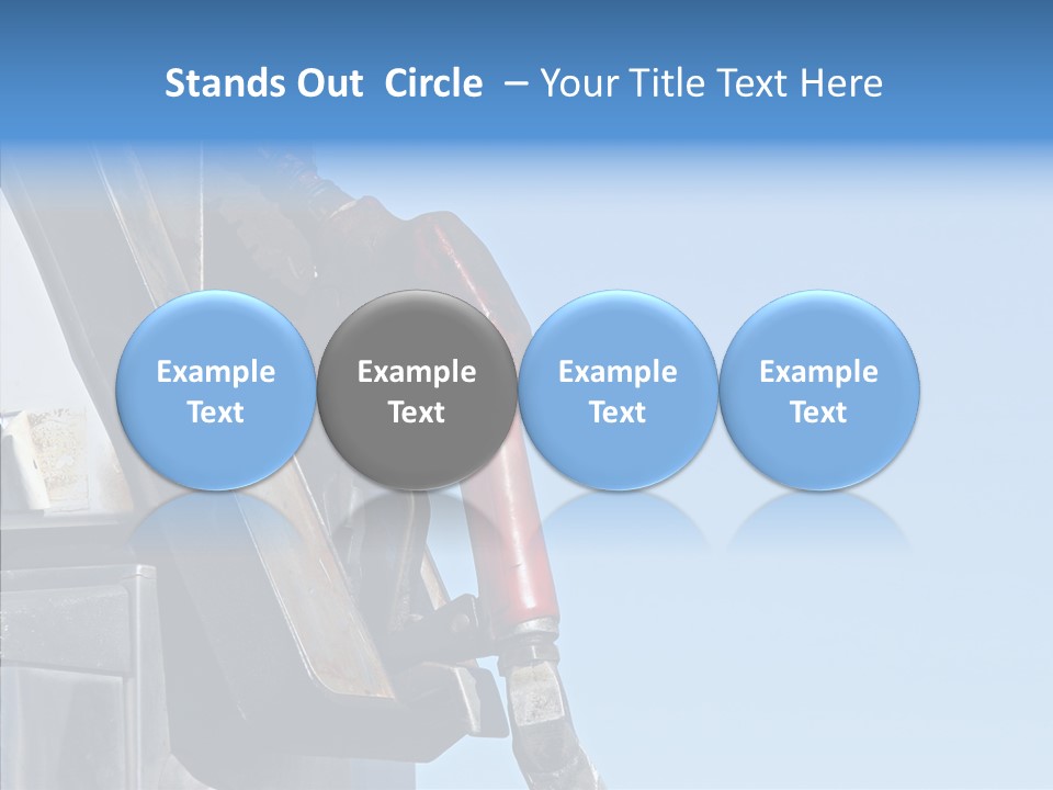 Copyspace Messy Blue PowerPoint Template