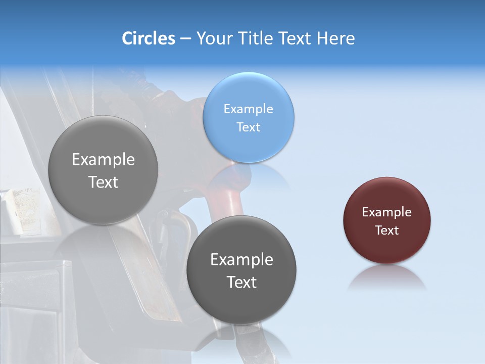 Copyspace Messy Blue PowerPoint Template