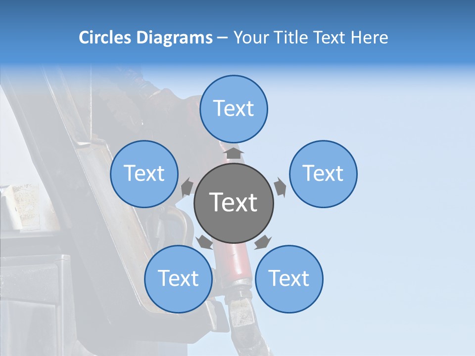 Copyspace Messy Blue PowerPoint Template