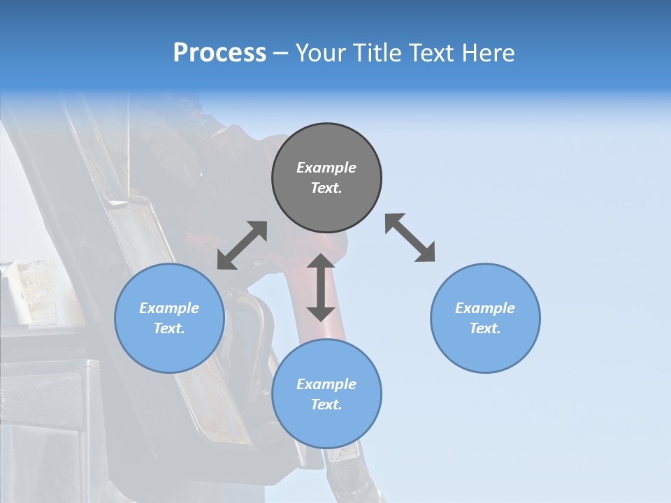 Copyspace Messy Blue PowerPoint Template