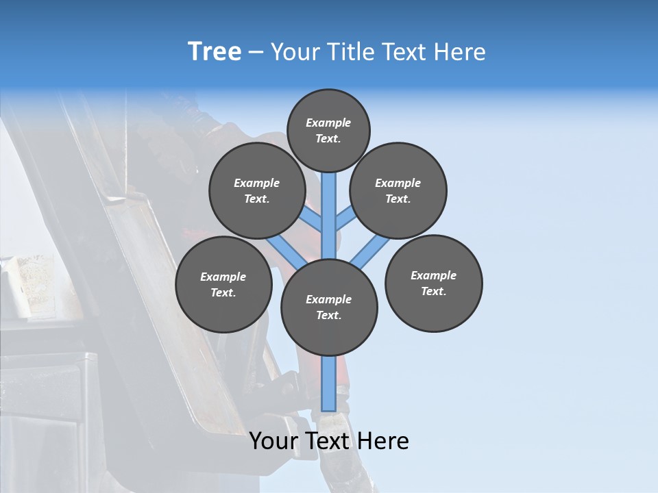 Copyspace Messy Blue PowerPoint Template