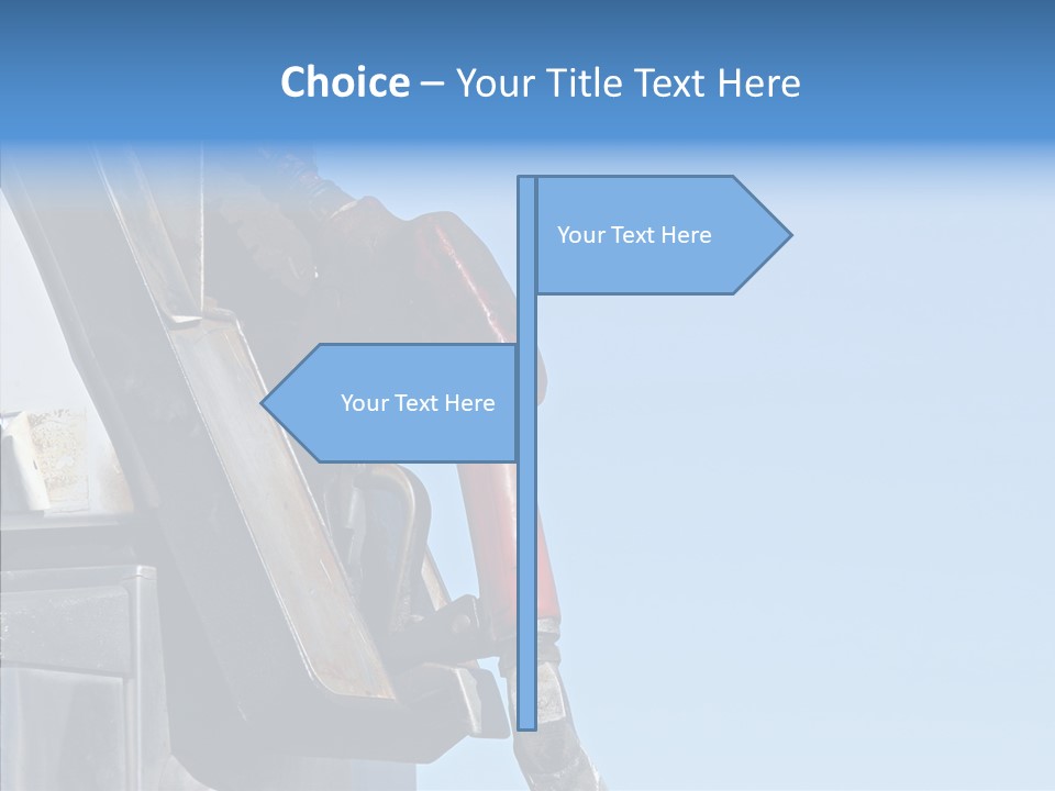 Copyspace Messy Blue PowerPoint Template